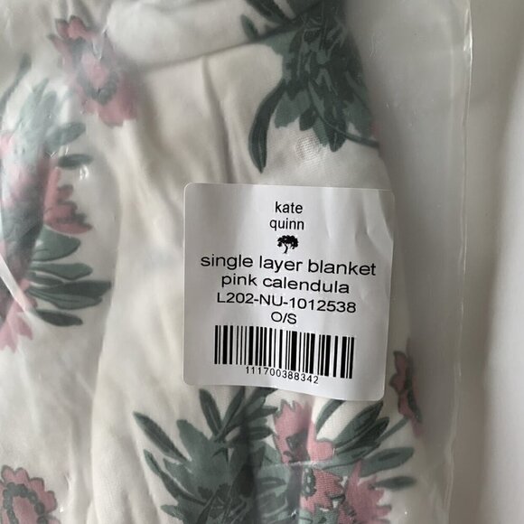 Kate Quinn Pink Calendula Bamboo Baby Swaddle - Picture 5 of 6